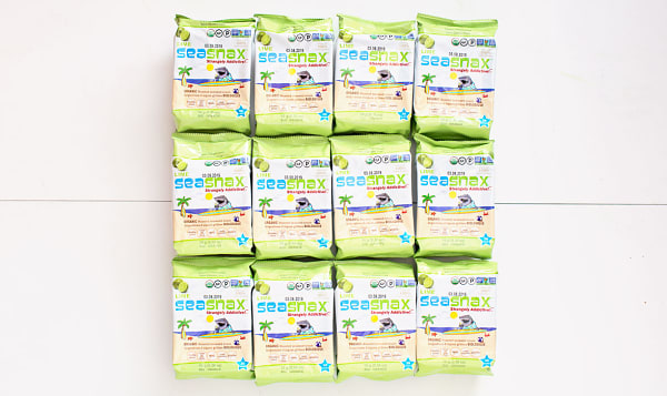 Organic Big Grab & Go Seaweed Snacks Lime - CASE