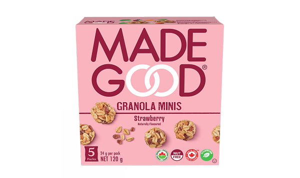 Organic Mini Strawberry Granola Bars