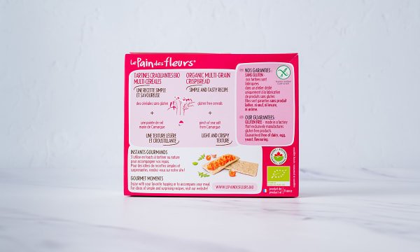Organic Multi-grain Crispbread, Gluten Free