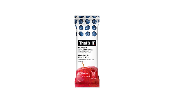 Apple + Blueberry Fruit Bar