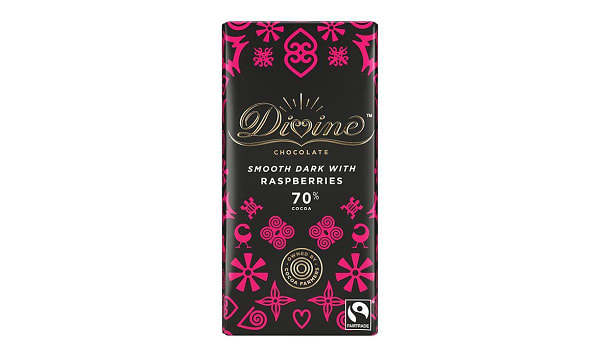 70% Dark Chocolate Raspberry Bar