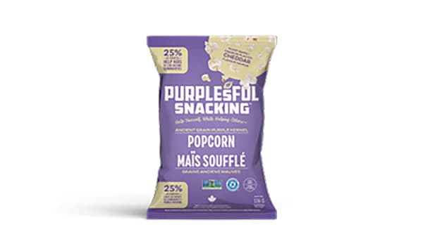 Plant Based Cheddar Popcorn