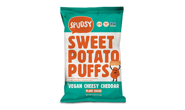 Sweet Potato Puffs - Vegan Cheesy Cheddar