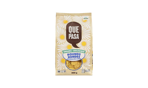 Organic Round Unsalted Tortilla Chips