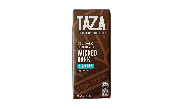Organic Wicked Dark With Almonds, 95%