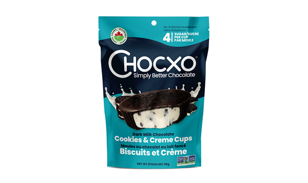Organic Dark Milk Chocolate Cookies And Creme Cups