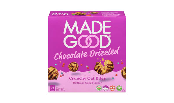 Organic Drizzled Oat Bites - Birthday Cake 5Pk