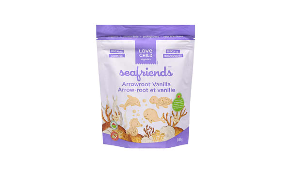 Organic Sea Friends Arrowroot Vanilla Cookies