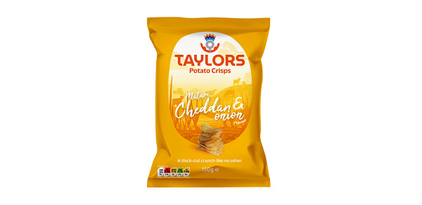 Mature Cheddar And Onion Potato Crisps