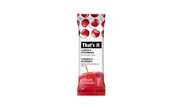 1 Apple + 10 Cherry Fruit Bars