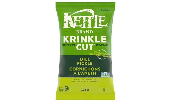 Krinkle Cut Dill Pickle Chips