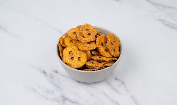 Garlic & Parmesan Pretzel Crisps