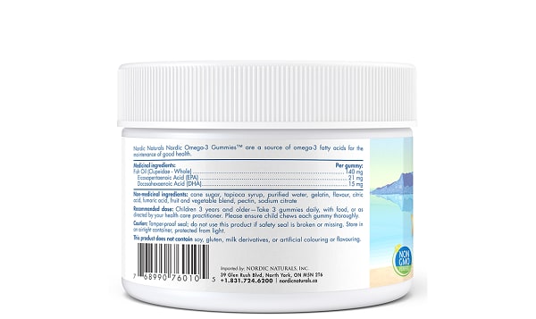 Omega 3 Gummies, Tangerine