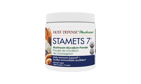 Organic Stamets 7 Mushroom Mycelium Powder