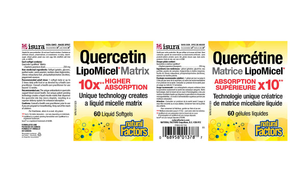 Lipomicel Quercetin 250mg