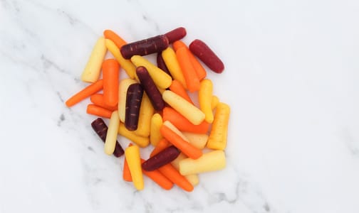 Organic Carrots, Rainbow Baby Peeled- Code#: PR216874NCO