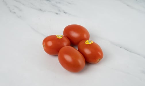 Organic Tomatoes, Roma- Code#: PR100292NPO