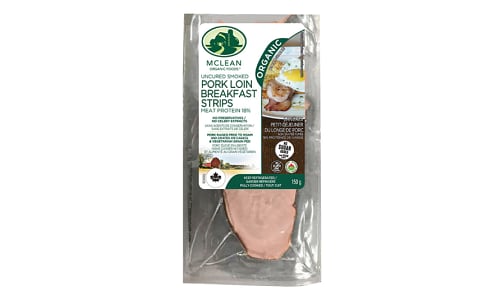 Organic Organic Pork Loin(Back Bacon)- Code#: MP1231