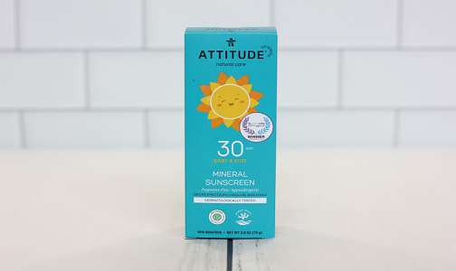 Mineral Sunscreen SPF 30 Baby & Kids - Fragrance Free- Code#: PC3402