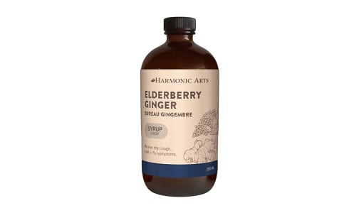 Organic Elderberry & Ginger Syrup- Code#: VT1153