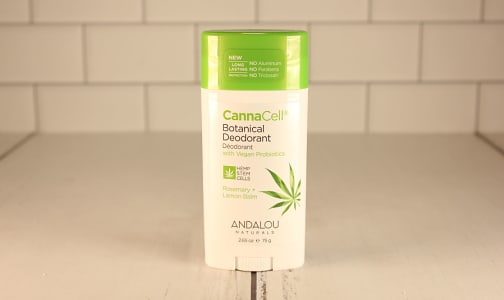 Organic CannaCell® Botanical Deodorant - Rosemary + Lemon Balm- Code#: PC4602