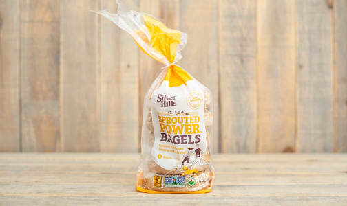 Organic Sesame Sunflower Bagels (Frozen)- Code#: BR0133
