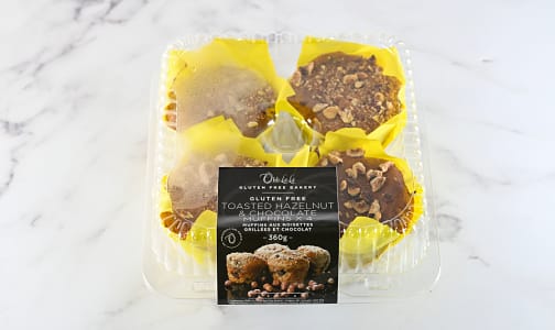 Toasted Hazelnut & Chocolate Muffins (Frozen)- Code#: BR0382