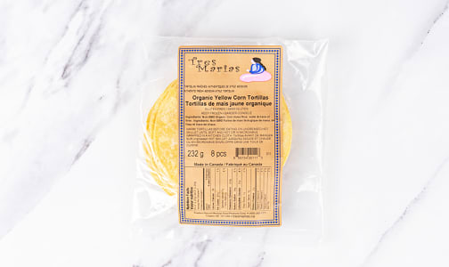 Organic 6  Yellow Corn Tortillas (Frozen)- Code#: BR3017