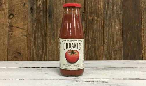 Organic Strained Tomatoes- Code#: BU0047