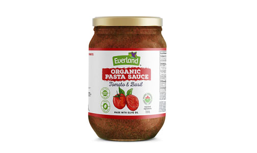 Organic Tomato Basil Pasta Sauce- Code#: BU0256
