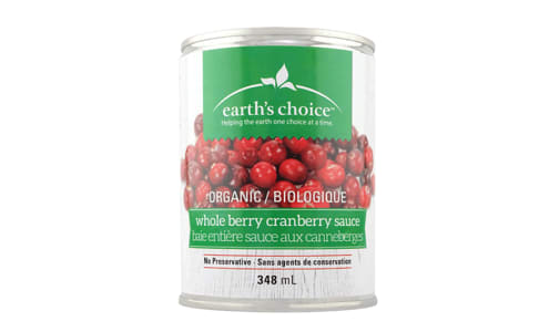 Organic Whole Cranberry Sauce- Code#: BU0506