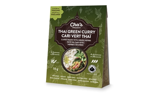 Organic Thai Green Curry Paste with Dried Herbs- Code#: BU0651