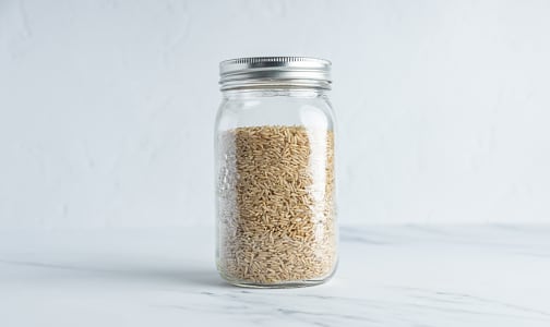 Organic Long Grain Brown Rice - Reusable/Returnable Container- Code#: BU0984