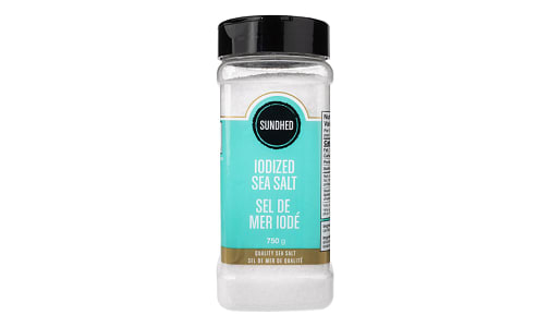 Sea Salt, Fine Grain Jar, Iodized- Code#: BU1003