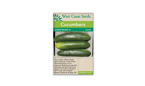 Marketmore Cucumber Seeds- Code#: BU1008