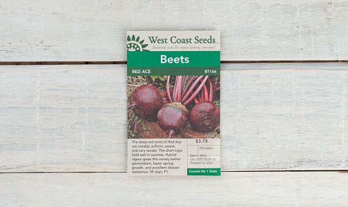  Red Ace  Beet Seeds- Code#: BU1775