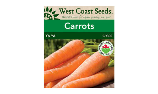 Organic  Ya Ya  Carrot Seeds- Code#: BU1794