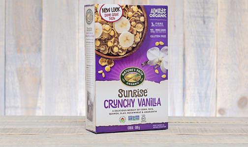 Organic Crunchy Vanilla Breakfast Cereal- Code#: CE018
