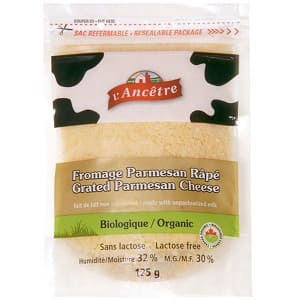 Organic Grated Parmesan Cheese- Code#: DA0102
