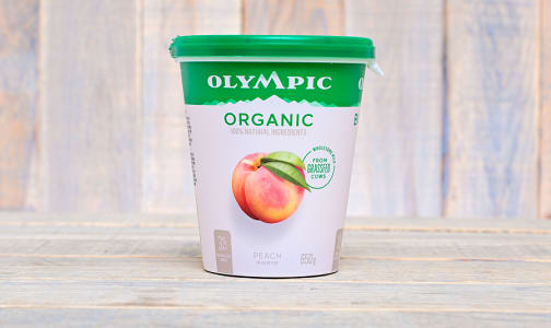 Organic Peach Yogurt - 2.9% MF- Code#: DA0360