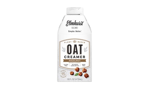Oat Creamer, Hazelnut- Code#: DA0648