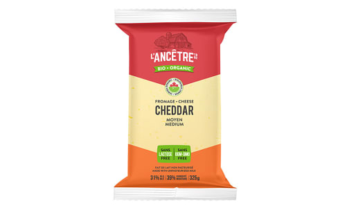 Organic Medium Cheddar Cheese- Code#: DA3206