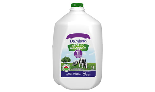 Organic 1% Milk- Code#: DA4043