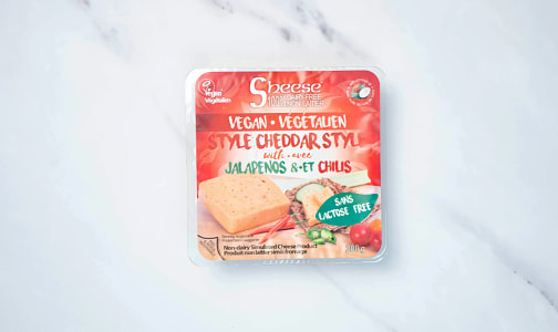 Dairy-Free Cheddar Style with Jalapeno & Chili- Code#: DC0334