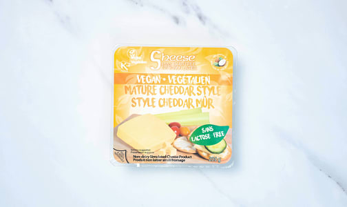 Dairy-Free Mature Cheddar-Style Cheese Block- Code#: DC0340