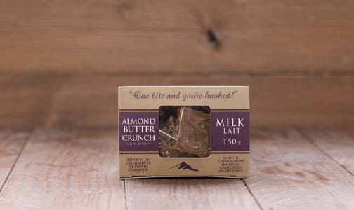 Milk Chocolate Almond Butter Crunch- Code#: DE070