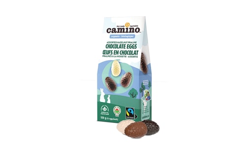 Organic Chocolate Eggs - Assorted- Code#: DE1174