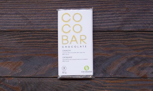 COCONAMA Crunchy Milk Chocolate Bar- Code#: DE949