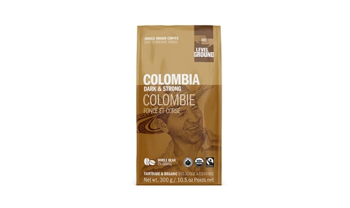Organic Colombia, Dark & Strong; Bean- Code#: DR0060