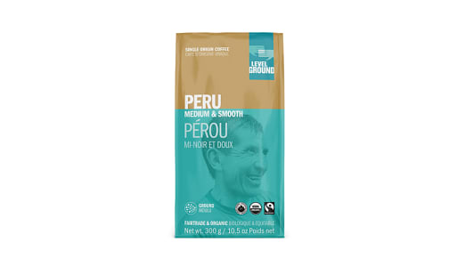 Organic Peru, Medium & Smooth; Ground- Code#: DR0067